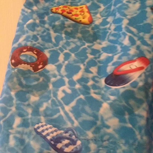 Rusty Boys Swim Trunks With Underwater Print - Picture 4 of 7